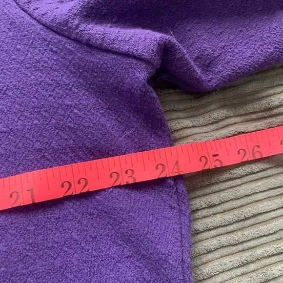 Women’s Casual Elements Purple Heavy Short Sleeve T Shirt - Picture 6 of 6